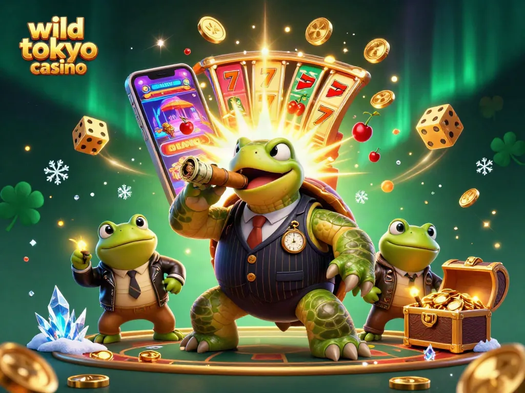 Experience thrilling wins at wild tokyo casino with animated characters and vibrant game elements.